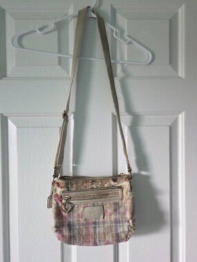 FLAWED Coach poppy crossbody purse